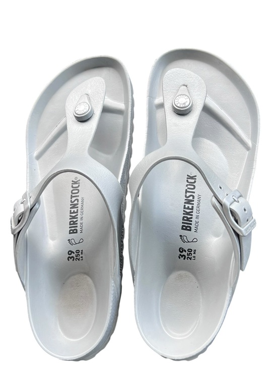 Birkenstock Shoes - Birkenstock - Gizeh Essentials EVA Flip Flop Sandals White Size 39